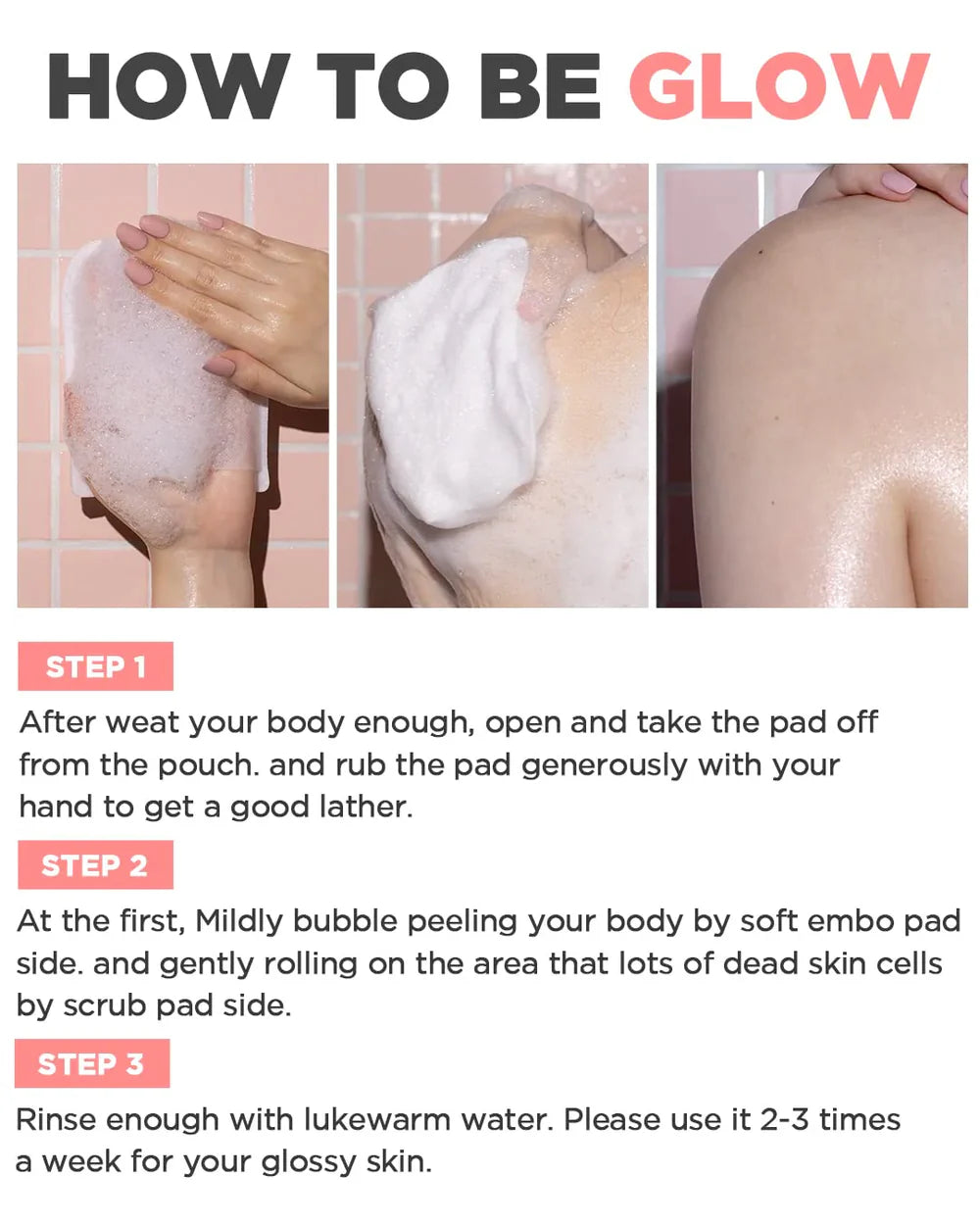 BODY PEELING PAD- ORIGINAL CARE