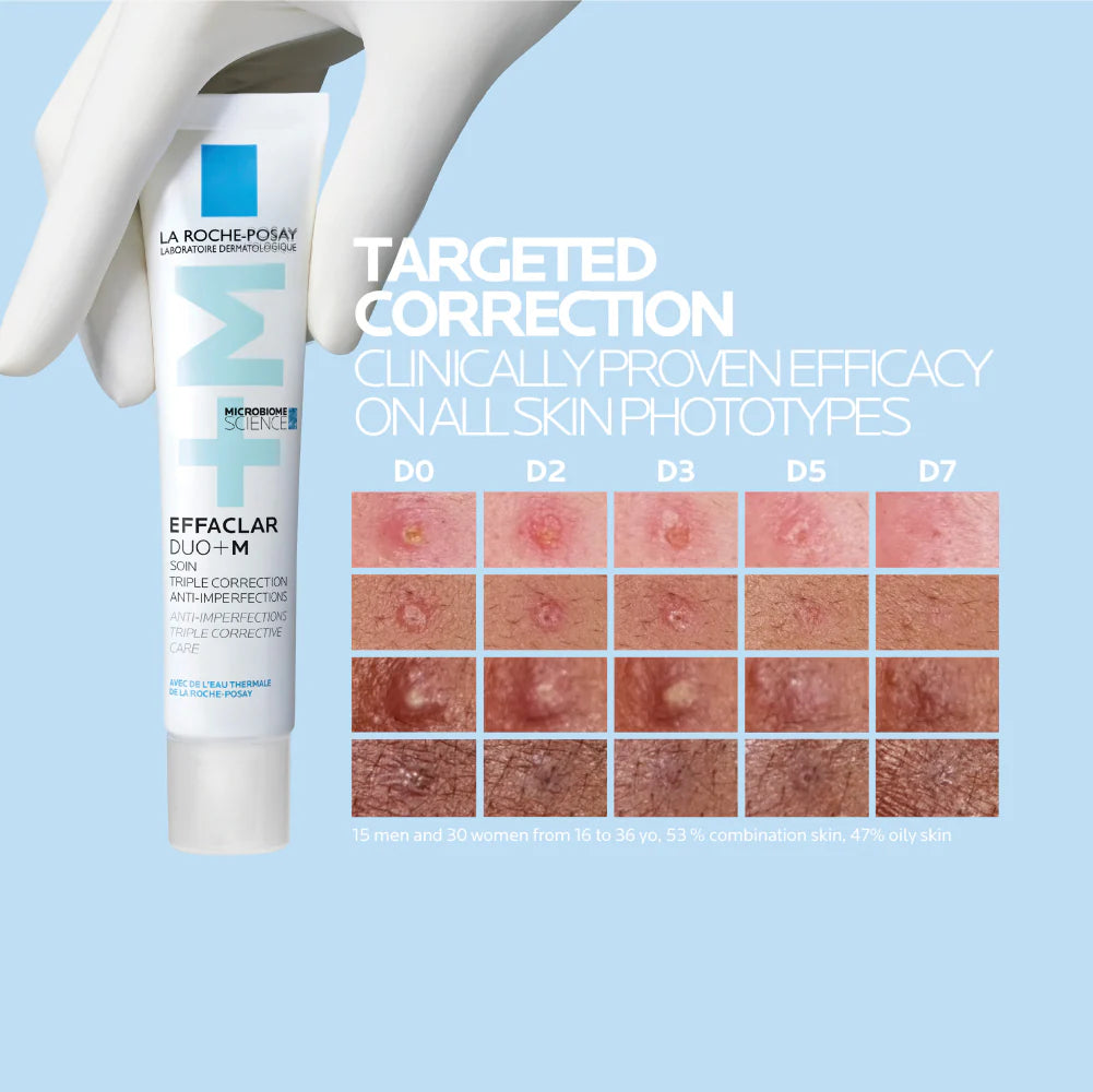 La Roche-Posay
EFFACLAR DUO+M 40ML FOR ACNE PRONE SKIN