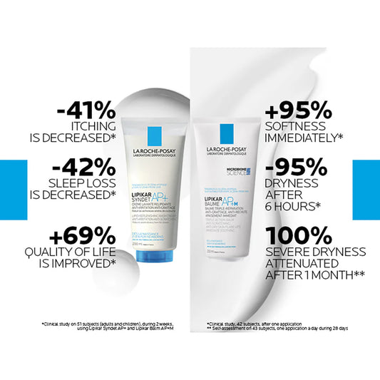 La Roche-Posay
LA ROCHE POSAY , NEW LIPIKAR BAUME AP+M MOISTURISING BODY BALM FOR DRY & ECZEMA-PRONE SKIN, 200ML, ECO TUBE