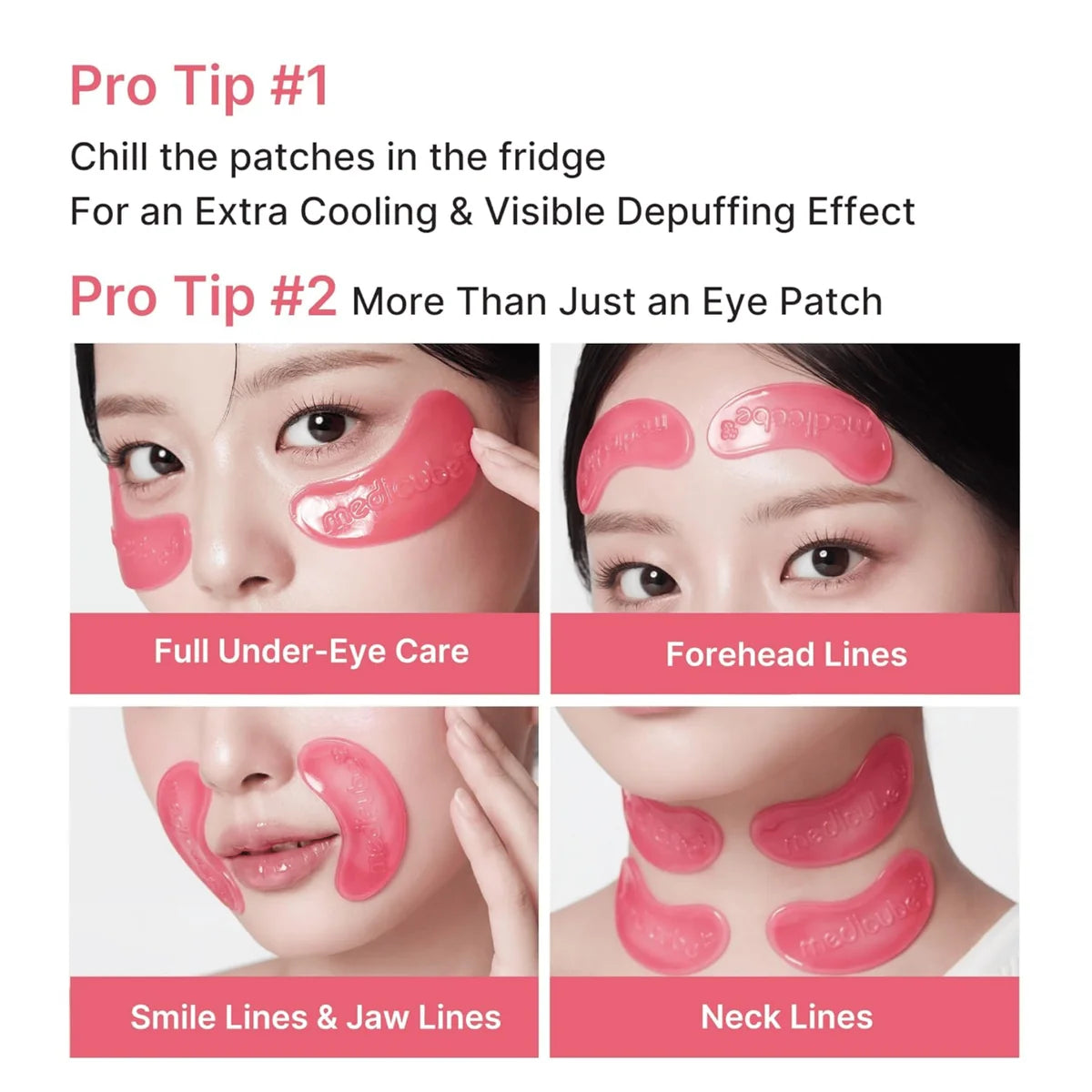 PDRN PINK COLLAGEN JELLY EYE MASK 28 pairs