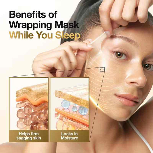 Anua Kpop Demon Hunters Golden Firming Collagen Wrapping Mask 80ml