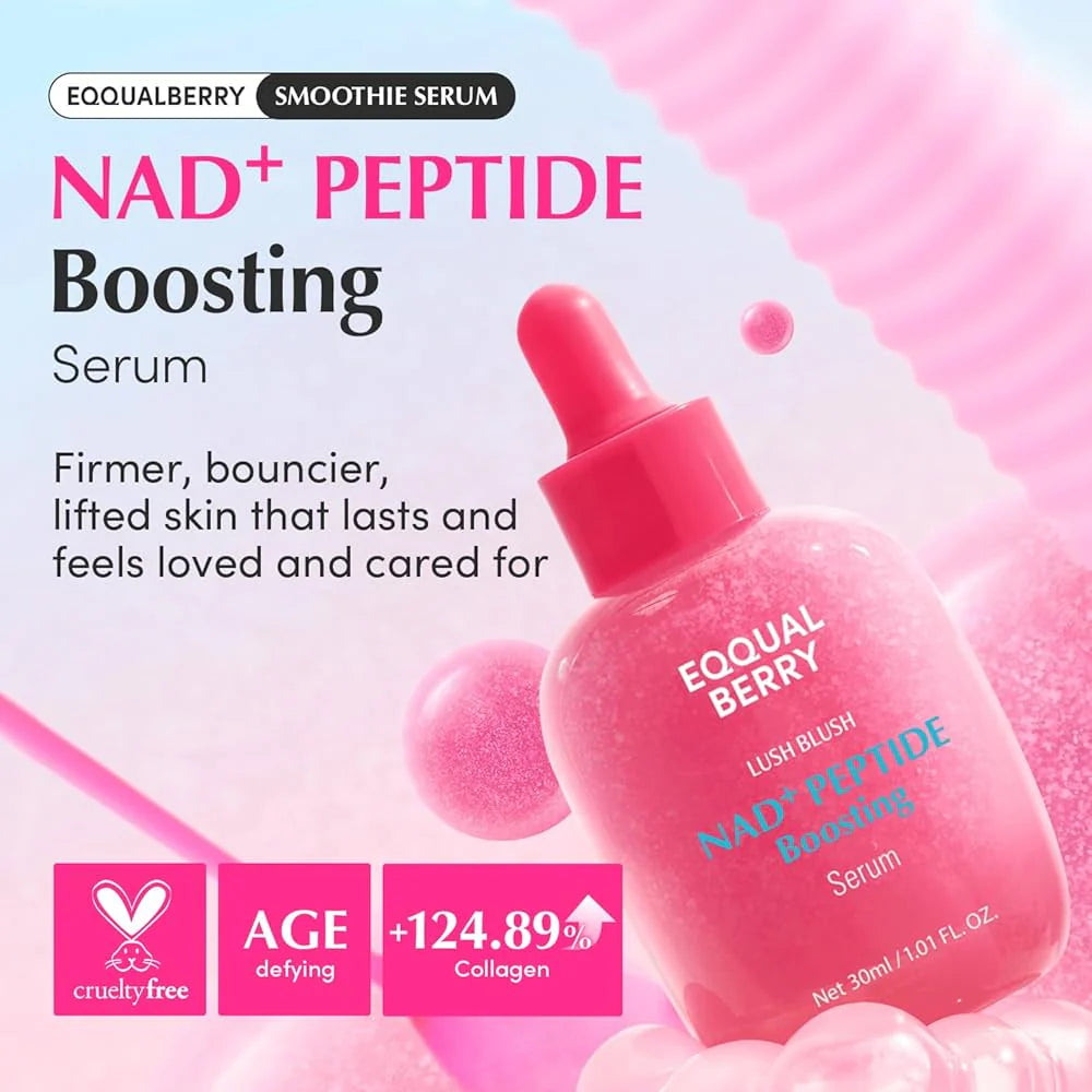 Eqqualberry NAD+ Peptide Boosting Serum