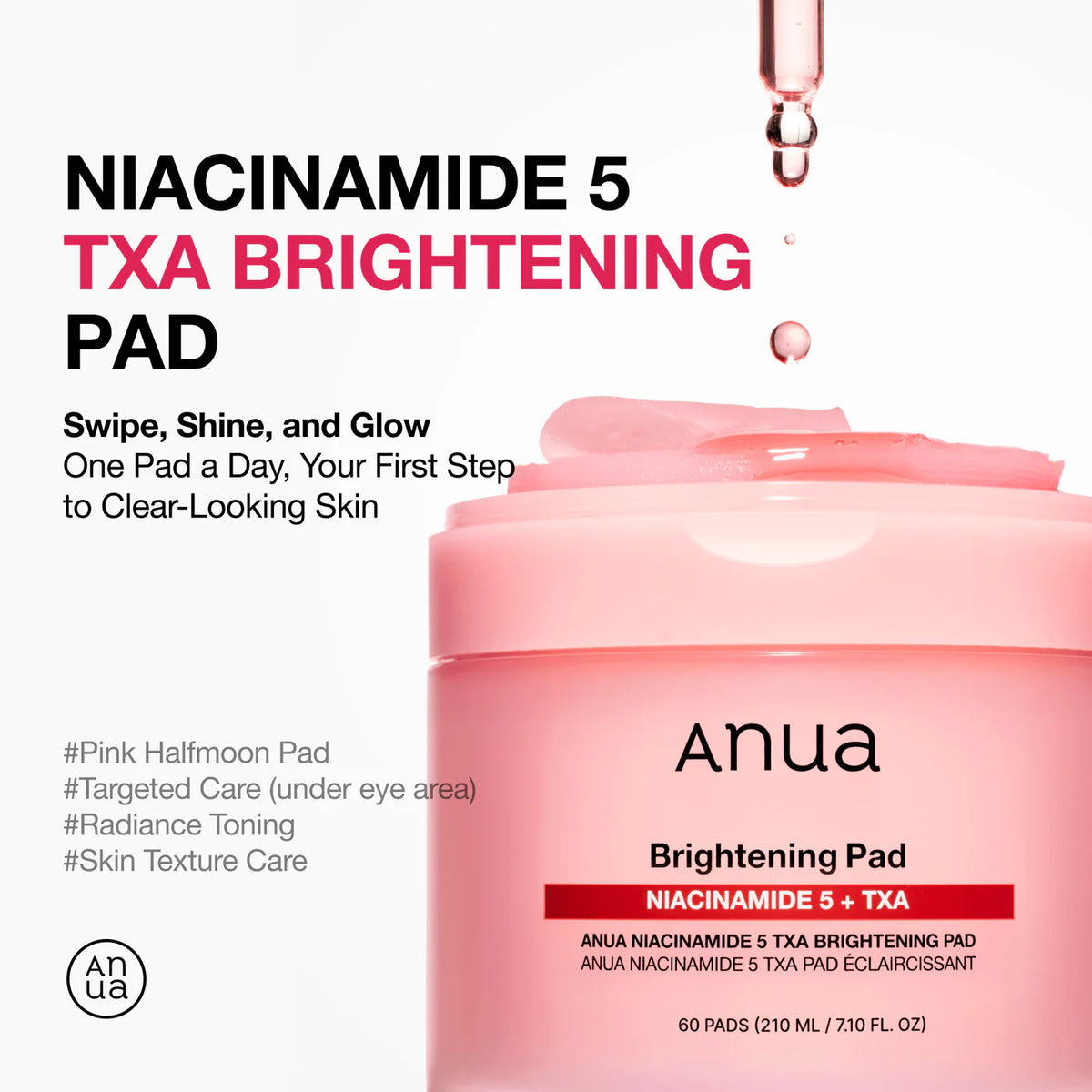 NIACINAMIDE 5 TXA BRIGHTENING PAD