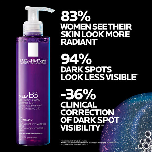 La Roche-Posay
LA ROCHE-POSAY MELA B3 ANTI-DARK SPOTS CLEANSER WITH NIACINAMIDE FOR ALL SKIN TYPES 200ML