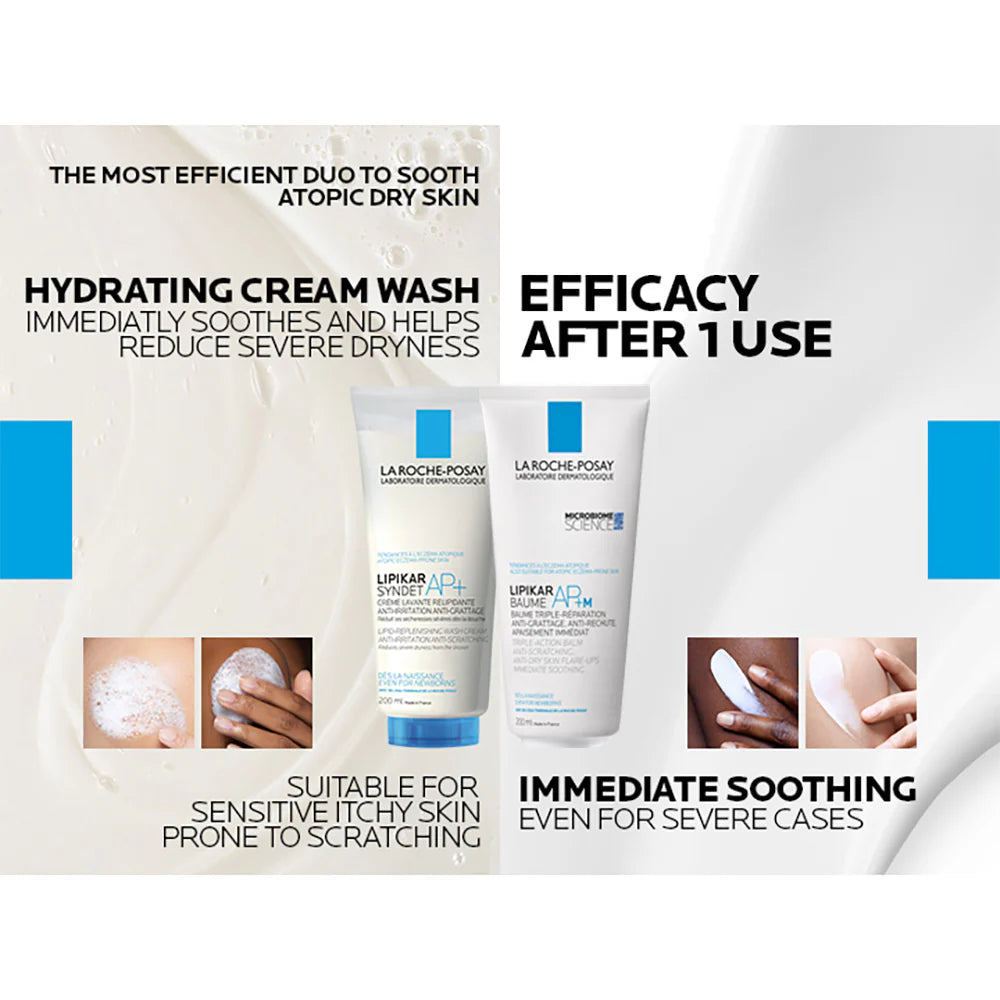 La Roche-Posay
LA ROCHE POSAY , NEW LIPIKAR BAUME AP+M MOISTURISING BODY BALM FOR DRY & ECZEMA-PRONE SKIN, 200ML, ECO TUBE