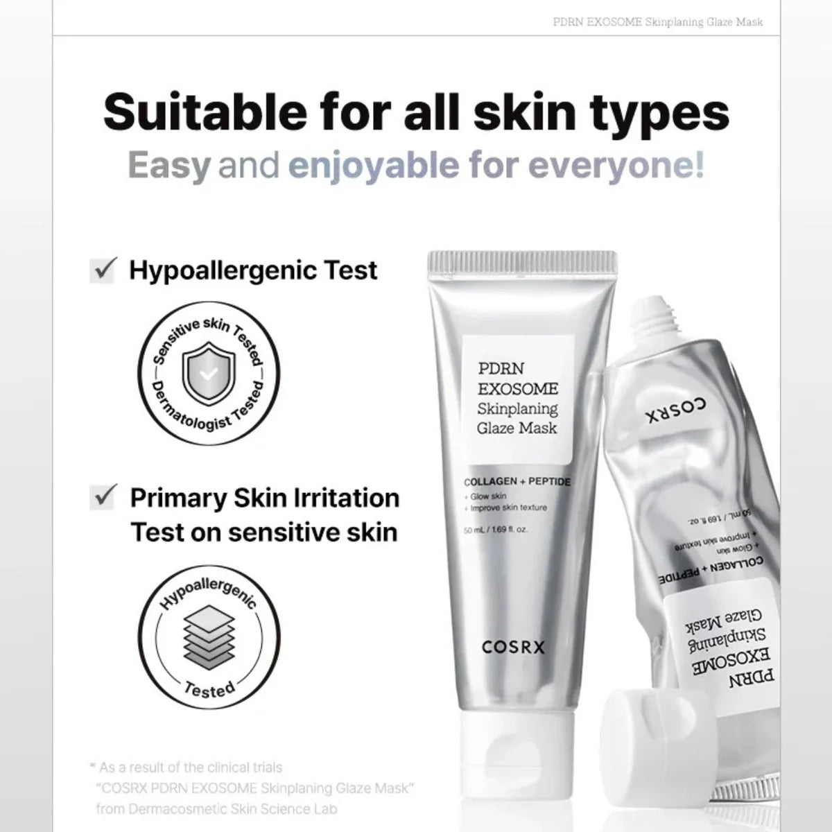 PDRN EXOSOME Skinplaning Glaze Mask