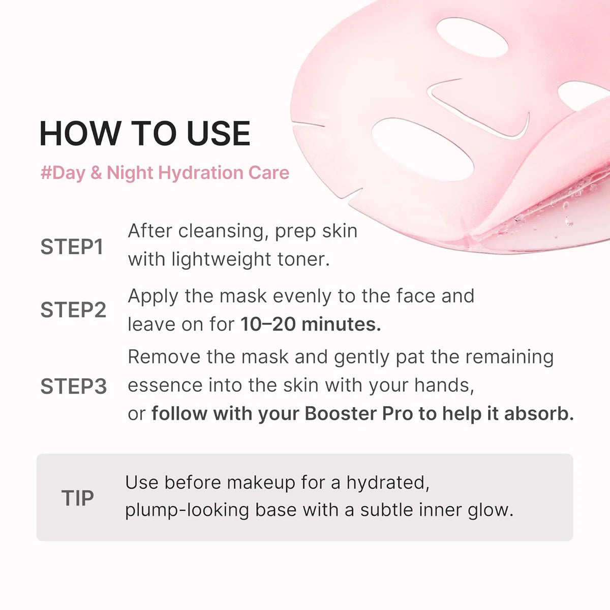 PDRN Pink Peptide Serum Mask