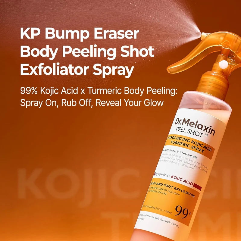 Peel Shot exfoliating kojic acid turmeric Spray 200 ml