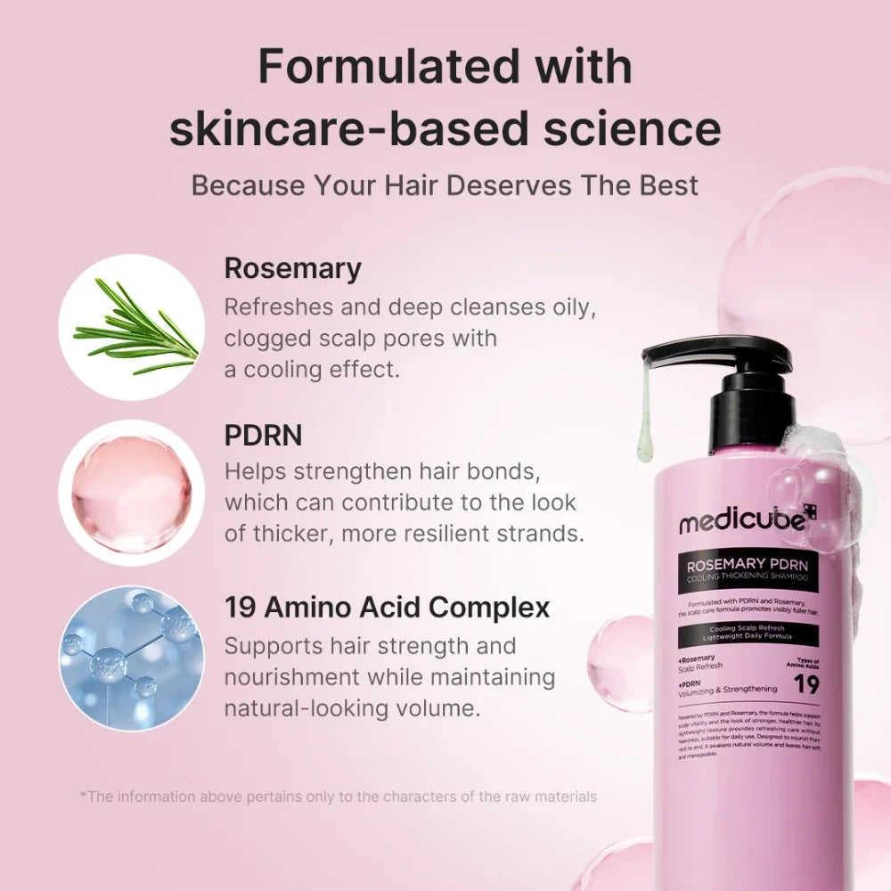 Rosemary PDRN Cooling Thickening Shampoo