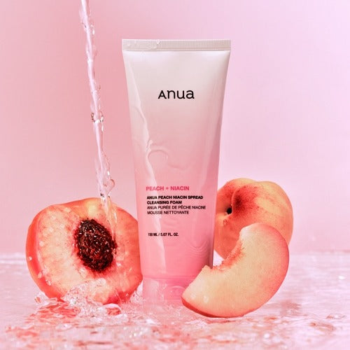 Peach Niacin Spread Cleansing Foam