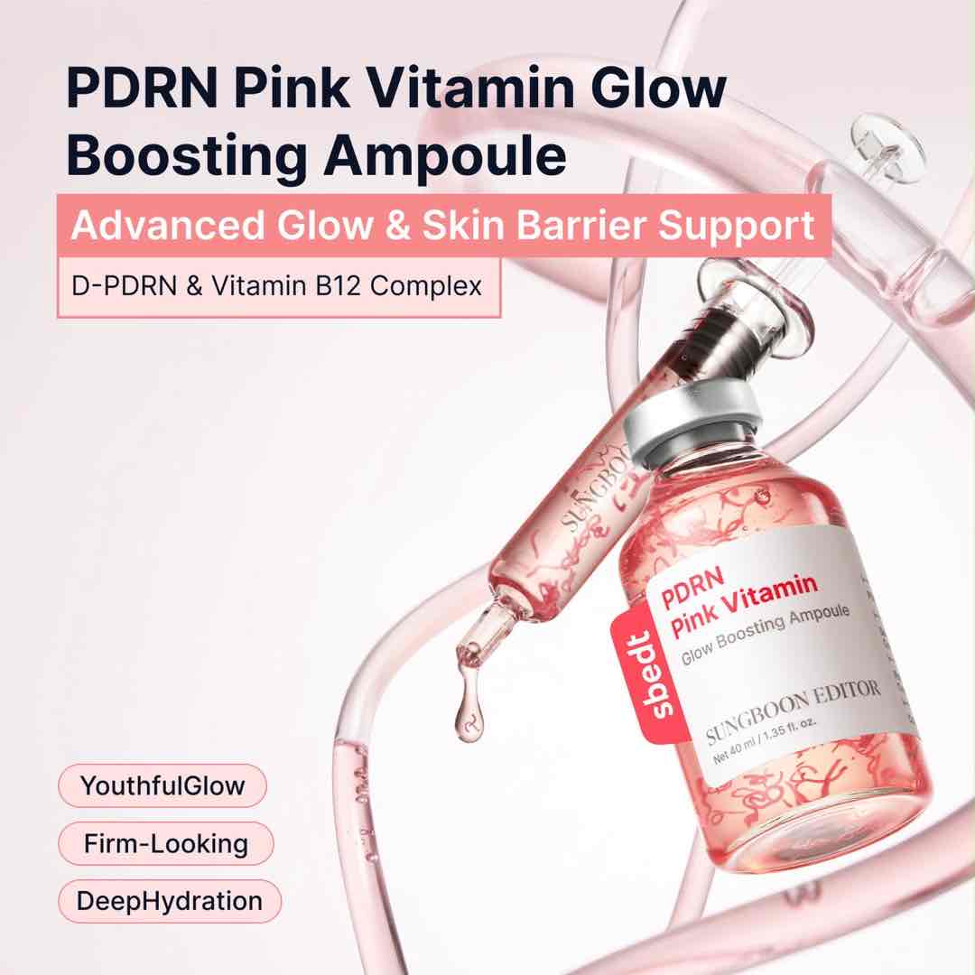 SUNGBOON EDITOR PDRN Pink Vitamin Glow Boosting Ampoule 40ml